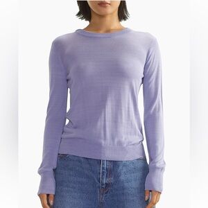 Cynthia Rowley Crewneck Knit Top in Periwinkle